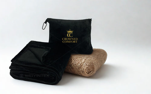 Crowned Comfort™ 2-in-1 Travel Blanket + Pillow