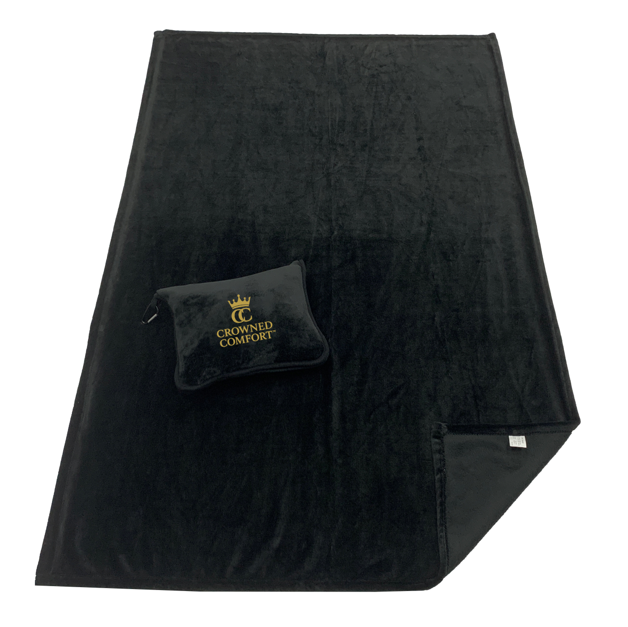 Crowned Comfort™ 2-in-1 Travel Blanket + Pillow